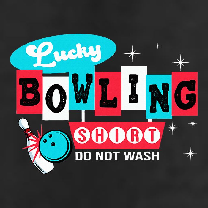 Funny Bowling Design Do Not Wash This Is My Lucky Bowling Adult Drive Performance Visor