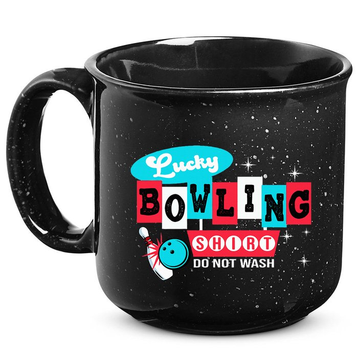 Funny Bowling Design Do Not Wash This Is My Lucky Bowling 15oz Campfire Ceramic Mug