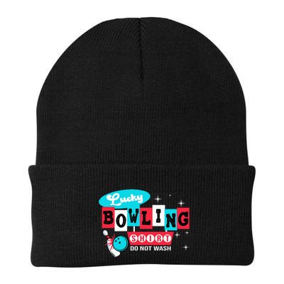 Funny Bowling Design Do Not Wash This Is My Lucky Bowling Beanie
