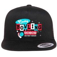 Funny Bowling Design Do Not Wash This Is My Lucky Bowling Flatbill Hat
