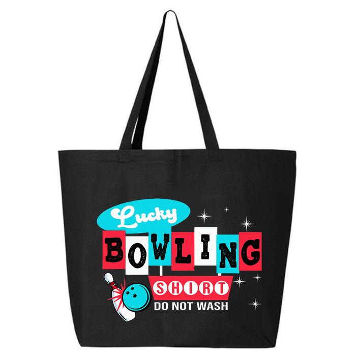 Funny Bowling Design Do Not Wash This Is My Lucky Bowling 25L Jumbo Tote