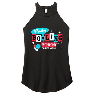 Funny Bowling Design Do Not Wash This Is My Lucky Bowling Women's Perfect Tri Rocker Tank