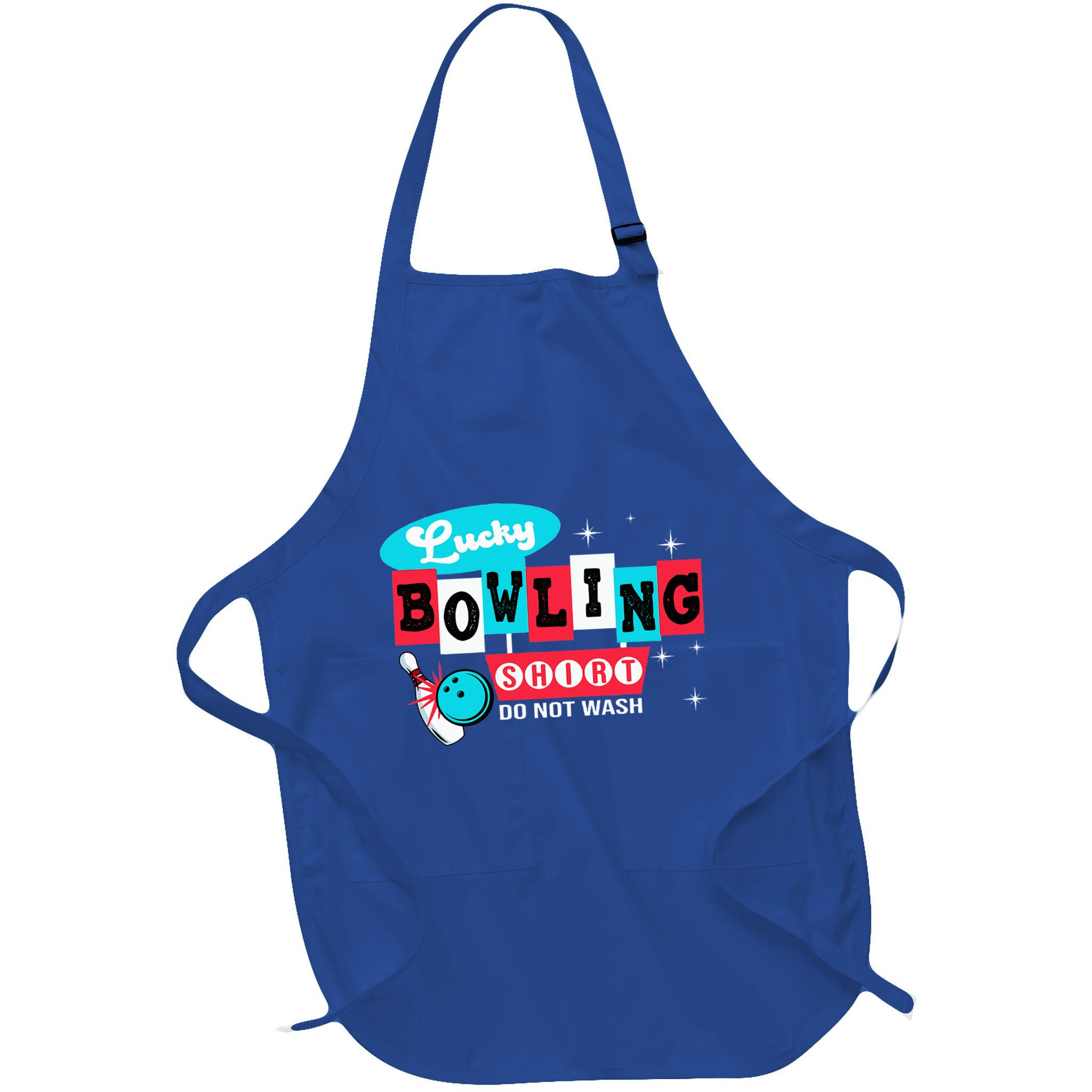 Funny Bowling Design Do Not Wash This Is My Lucky Bowling Apron