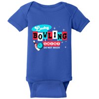 Funny Bowling Design Do Not Wash This Is My Lucky Bowling Baby Bodysuit