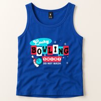 Funny Bowling Design Do Not Wash This Is My Lucky Bowling Tank Top