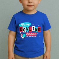 Funny Bowling Design Do Not Wash This Is My Lucky Bowling Toddler T-Shirt