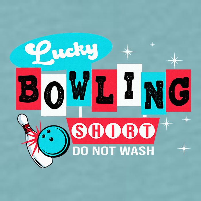 Funny Bowling Design Do Not Wash This Is My Lucky Bowling Sueded Cloud Jersey T-Shirt