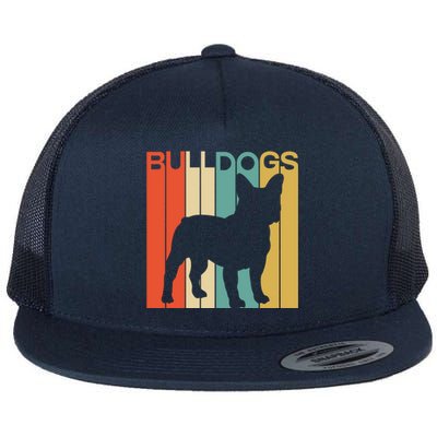 Funny Bull Dog Lover Dog Lover Retro Dog Animals Flat Bill Trucker Hat