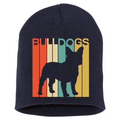 Funny Bull Dog Lover Dog Lover Retro Dog Animals Short Acrylic Beanie