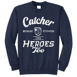 Funny Baseball Design. For Pitcher And Catcher Boy Baseball Sweatshirt