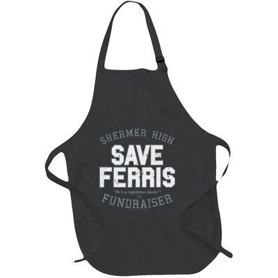 F.E.R.R.I.S B.U.E.L.L.E.R.S Day Off Shermer High Save Ferris Full-Length Apron With Pockets