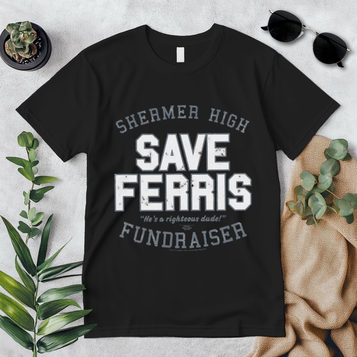 F.E.R.R.I.S B.U.E.L.L.E.R.S Day Off Shermer High Save Ferris Premium T-Shirt