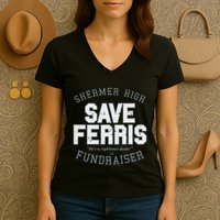 F.E.R.R.I.S B.U.E.L.L.E.R.S Day Off Shermer High Save Ferris Women's V-Neck T-Shirt