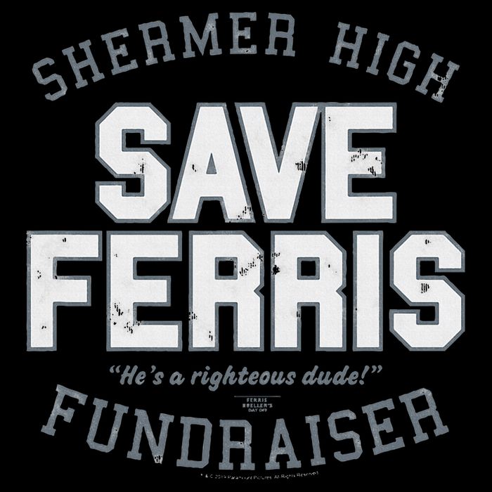 F.E.R.R.I.S B.U.E.L.L.E.R.S Day Off Shermer High Save Ferris Women's V-Neck T-Shirt