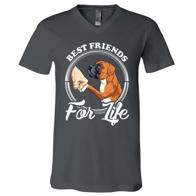 Funny Boxer Dog Boxer Dog Lover V-Neck T-Shirt