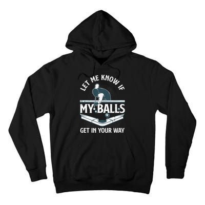 Funny Billiards Design For Women Billiard Pool Player Tall Hoodie