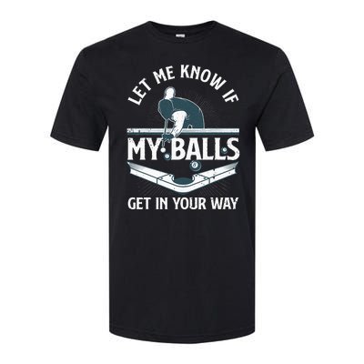 Funny Billiards Design For Women Billiard Pool Player Softstyle CVC T-Shirt