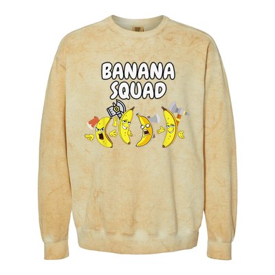 Funny Banana Design For  Banana Fruit Lovers Colorblast Crewneck Sweatshirt