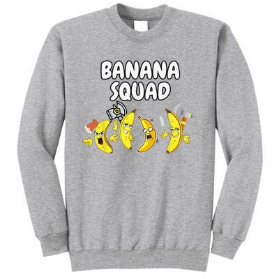 Funny Banana Design For  Banana Fruit Lovers Tall Sweatshirt