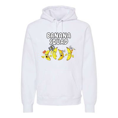 Funny Banana Design For  Banana Fruit Lovers Premium Hoodie