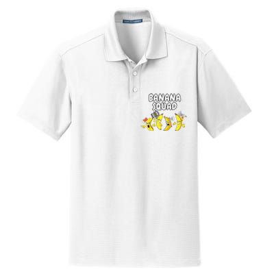 Funny Banana Design For  Banana Fruit Lovers Dry Zone Grid Polo