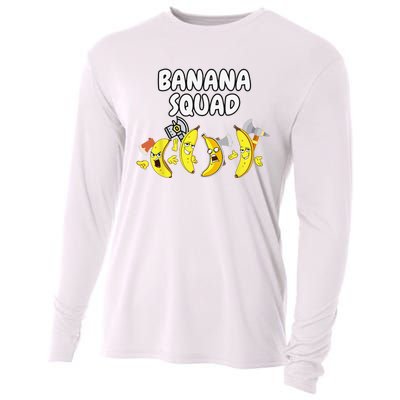 Funny Banana Design For  Banana Fruit Lovers Cooling Performance Long Sleeve Crew