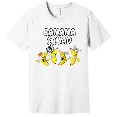 Funny Banana Design For  Banana Fruit Lovers Premium T-Shirt