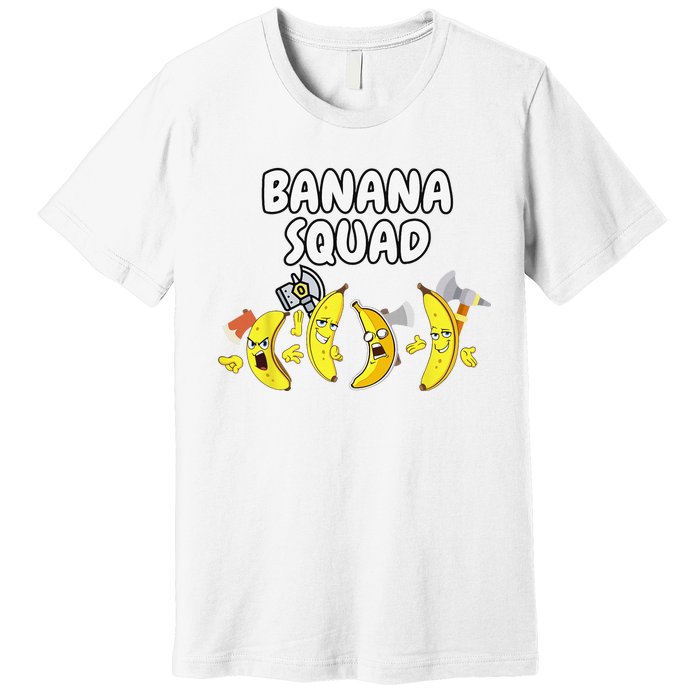 Funny Banana Design For  Banana Fruit Lovers Premium T-Shirt