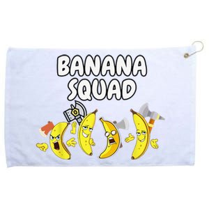 Funny Banana Design For  Banana Fruit Lovers Grommeted Golf Towel