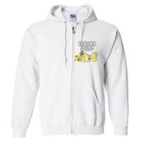 Funny Banana Design For  Banana Fruit Lovers Full Zip Hoodie