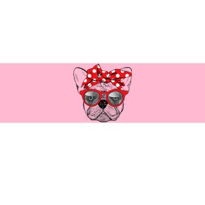 French Bulldog Dog Mom Bandana Sunglasses Mother's Day Bumper Sticker