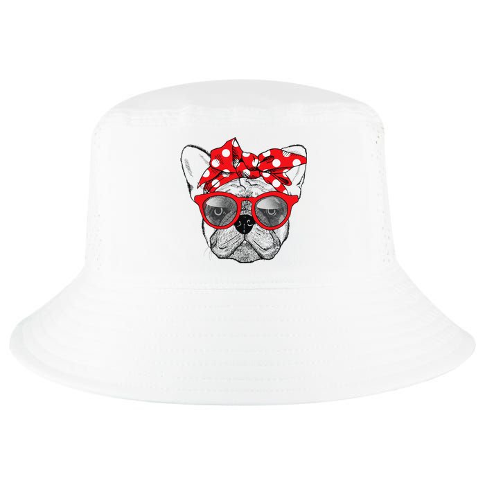 French Bulldog Dog Mom Bandana Sunglasses Mother's Day Cool Comfort Performance Bucket Hat