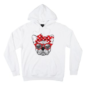 French Bulldog Dog Mom Bandana Sunglasses Mother's Day Hoodie