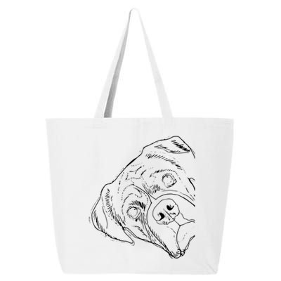 Funny Boxer Dog 25L Jumbo Tote