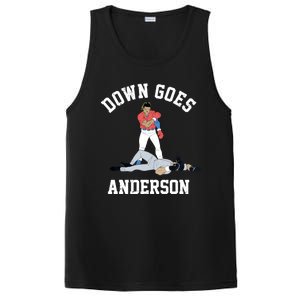 FUNNY BASEBALL DOWN GOES ANDERSON PosiCharge Competitor Tank