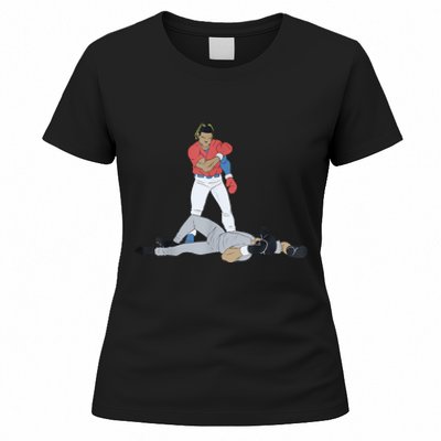 FUNNY BASEBALL DOWN GOES ANDERSON Women's T-Shirt