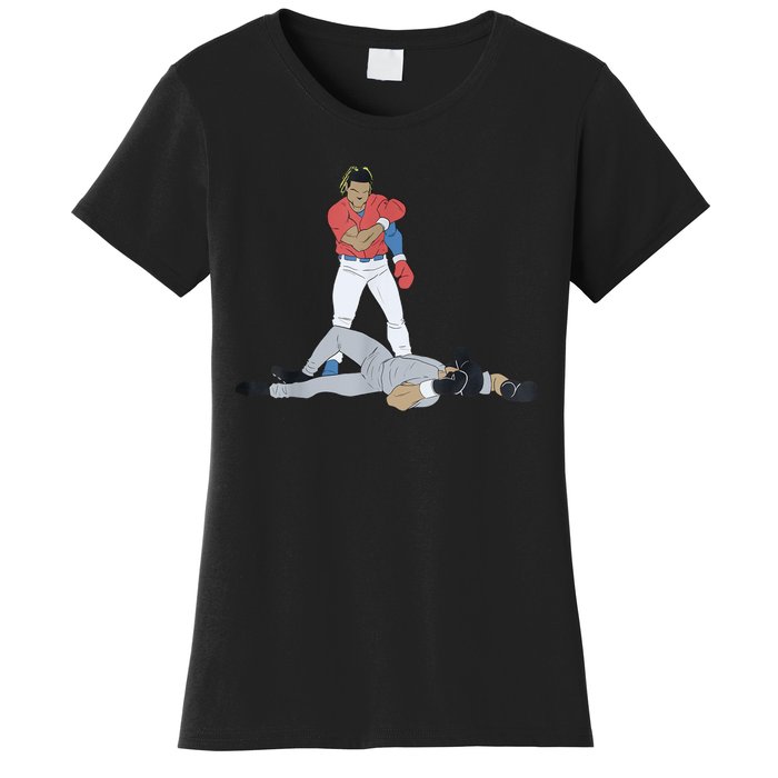 FUNNY BASEBALL DOWN GOES ANDERSON Women's T-Shirt