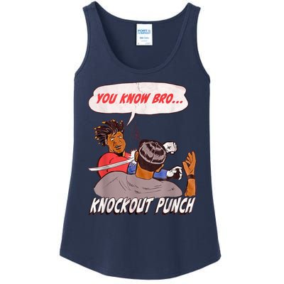 FUNNY BASEBALL DOWN GOES ANDERSON Ladies Essential Tank