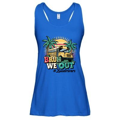 Funny Bus Driver End Of School Year Bruh We Out Gift Ladies Essential Flowy Tank