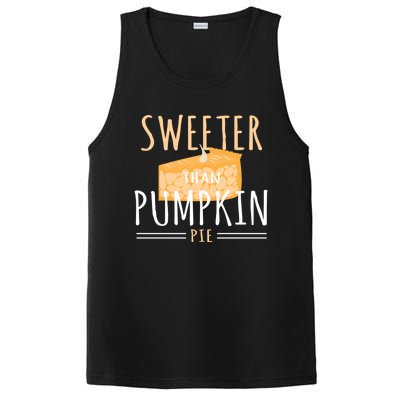 Funny Baking Dessert Sweeter Than Pumpkin Pie Gift PosiCharge Competitor Tank