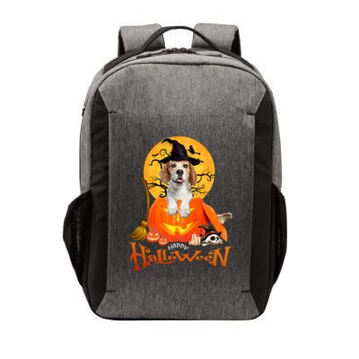 Funny Beagle Dog Spooky Halloween Vector Backpack