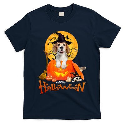 Funny Beagle Dog Spooky Halloween T-Shirt