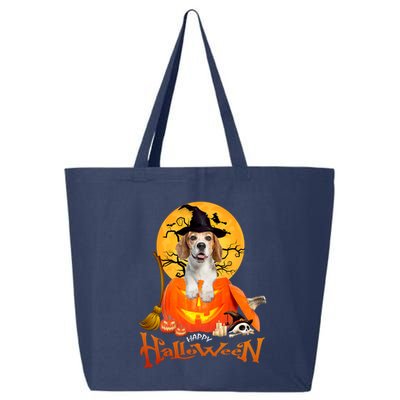 Funny Beagle Dog Spooky Halloween 25L Jumbo Tote