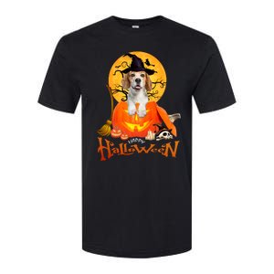 Funny Beagle Dog Spooky Halloween Softstyle® CVC T-Shirt