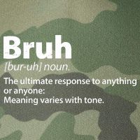 Funny Bruh Definition Legacy Tie Dye Trucker Hat