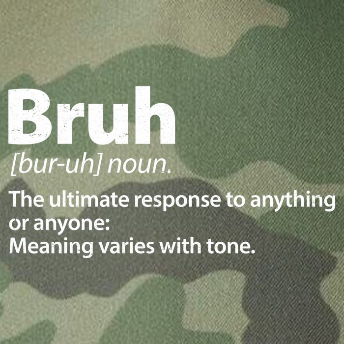 Funny Bruh Definition Legacy Tie Dye Trucker Hat