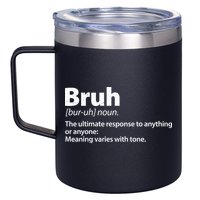 Funny Bruh Definition 12oz Stainless Steel Coffee Mug