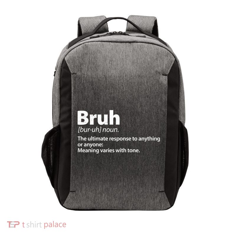 Funny Bruh Definition Vector Backpack