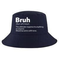 Funny Bruh Definition Cool Comfort Performance Bucket Hat