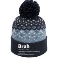 Funny Bruh Definition The Baniff Cuffed Pom Beanie